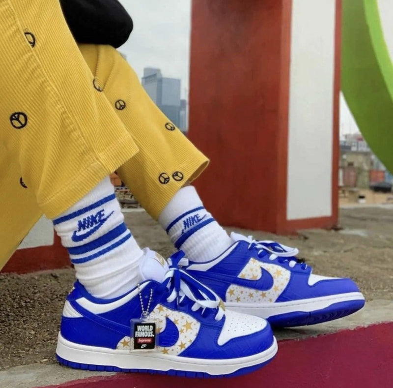 BL - SUP x DUNK White Blue Gold