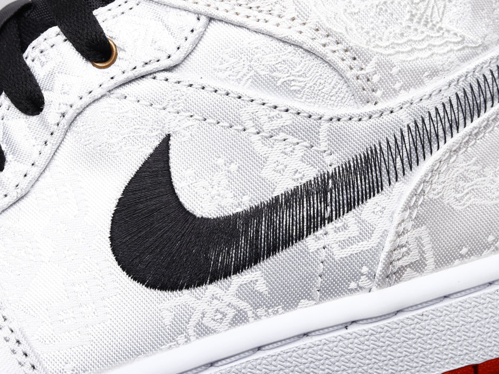 BL - AJ1 Edison Chen White Silk