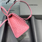 Balen Hourglass Small Handbag In Dark Pink, For Women,  Bags 9in/23cm