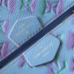 LV Multi Pochette Accessoires Monogram Empreinte Blue For Women, Women’s Handbags 9.4in/24cm LV 