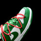 BL - OW x Dunk Low White Green