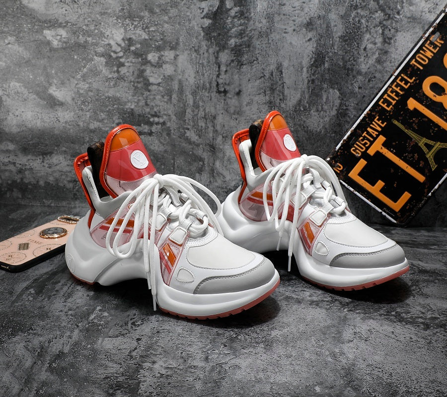 BL - LUV Archlight White Orange Sneaker