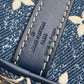 LV Speedy Bandouliere 25 Monogram Denim Jacquard Navy Blue For Women, WoHandbags 9.8in/25cm LV M59609