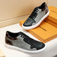 BL - LUV BLnogram Denim Brown And Gray Sneaker