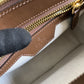 gg Messenger Bag With Interlocking G Beige And Ebony gg Supreme Canvas And Brown For Men 8in/21cm gg 674164 92THG