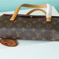 LV Monogram Sonatine Handbag Monogram Canvas For Women Brown 11.4in/29cm LV M51902