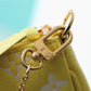 LV Mini Pochette Accessoires Monogram Empreinte Lemon Curd Yellow For Women,  Shoulder And Crossbody Bags 15.5cm/6.1in LV M46129
