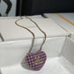 ChanelLong Necklace Bag Black And PiNike For Women, Women&#8217;s Bags 3in/7.6cm AB9485 B09330 NK598
