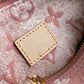 LV Nano Speedy Monogram Jacquard Denim Pink For Women, WoBags 6.3in/16cm LV M81213
