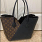 LV Kimono Tote Bag 25cm Monogram Canvas Spring/Summer Collection M41856, Noir