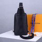 LV Avenue Sling Bag Taiga Black For Men, Bags, Messenger And Crossbody Bags 12.2in/31cm LV M30443